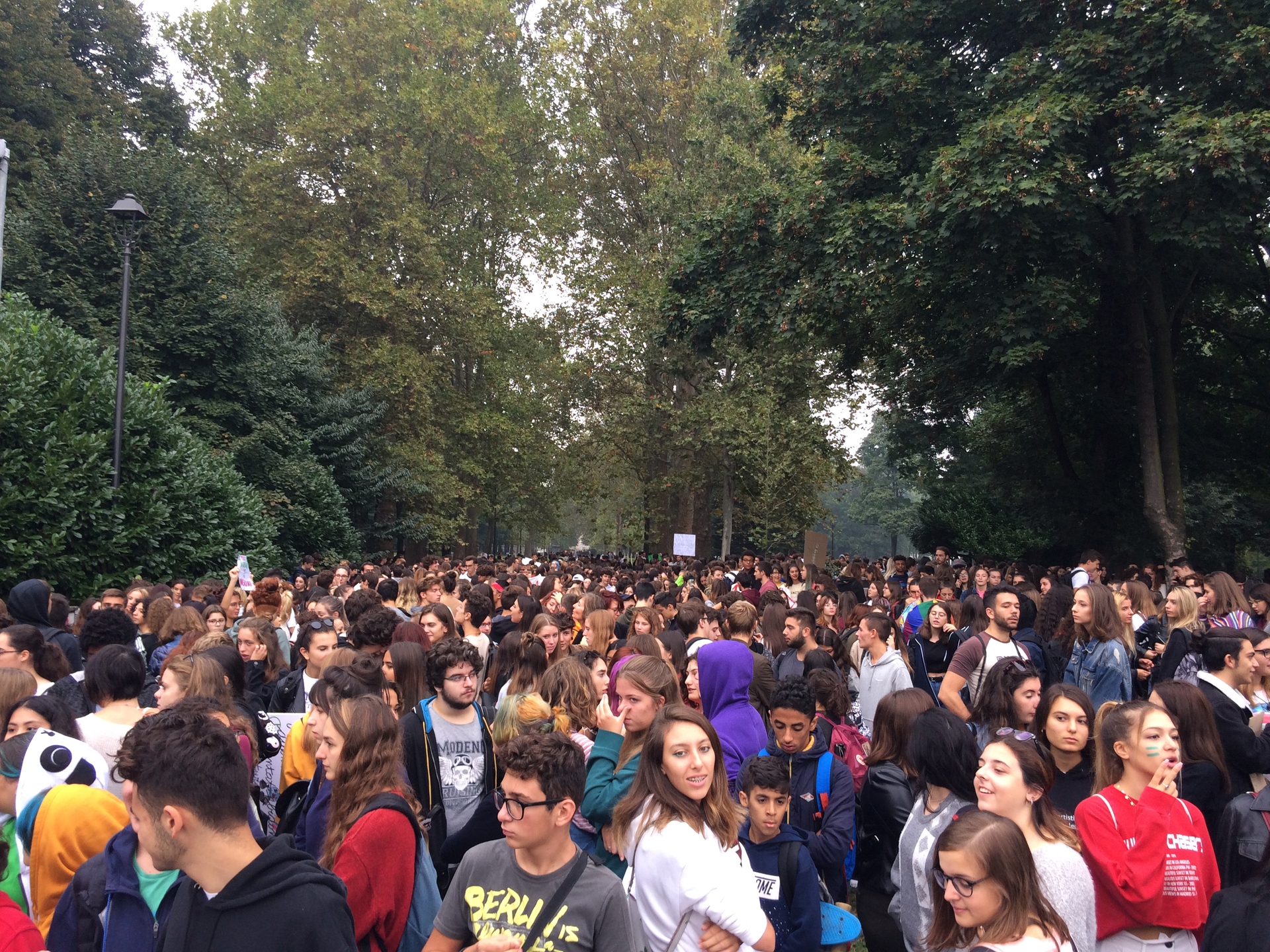 Lo sciopero per il clima di Monza