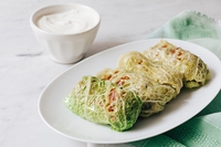 Involtini di verza vegetariani