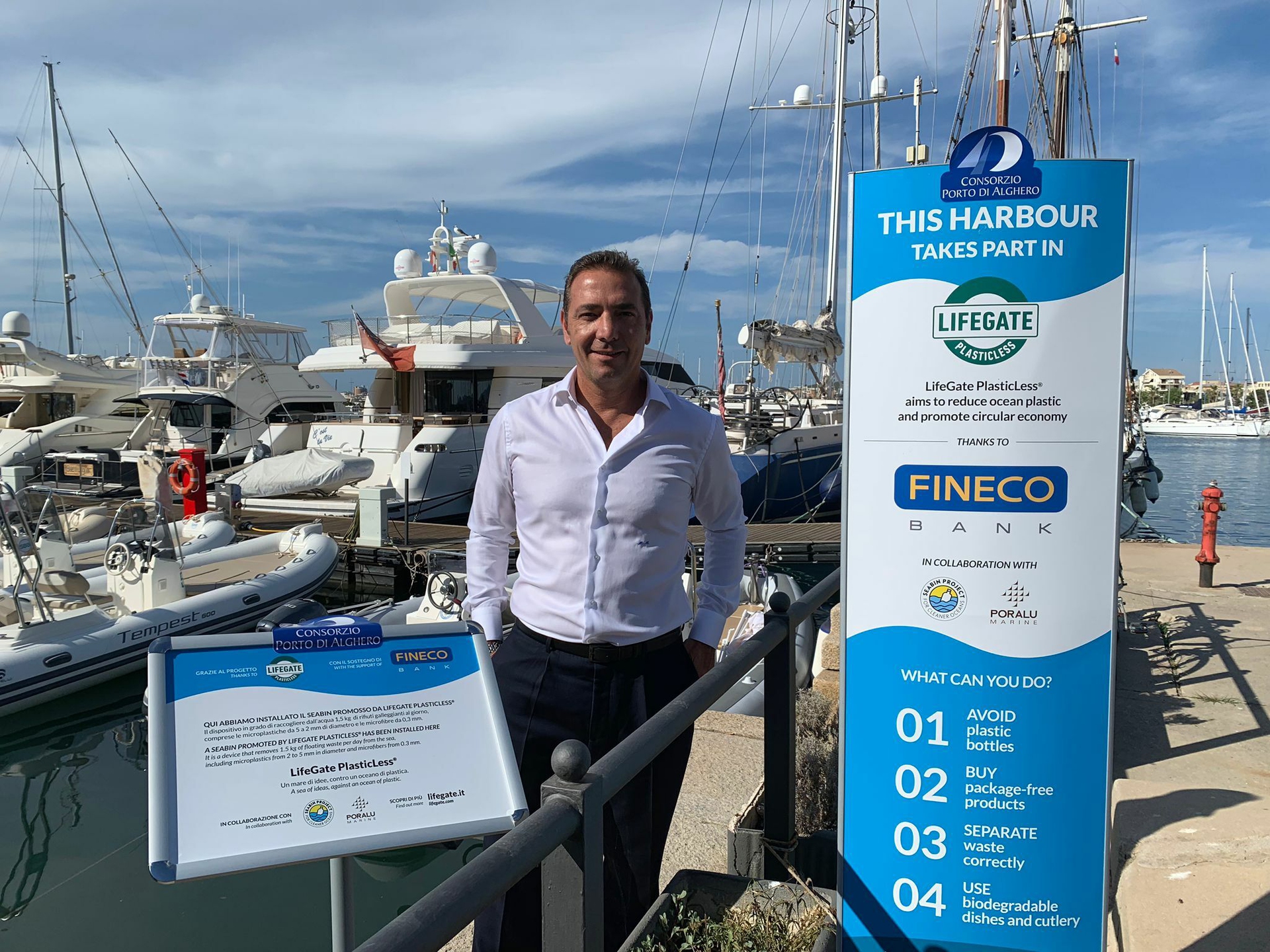 Fineco Bank insieme a LifeGate PlasticLess per proteggere i mari italiani