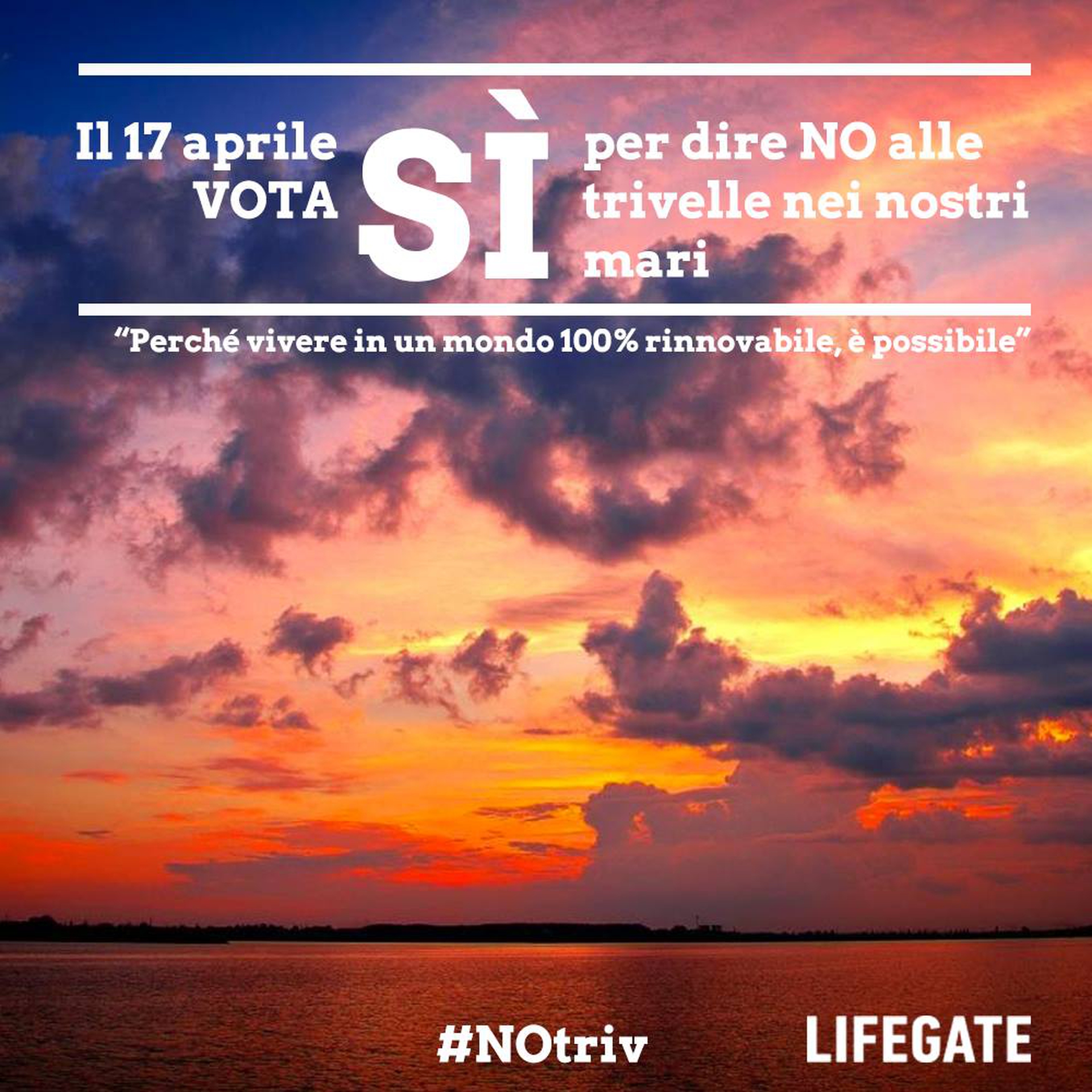 Vota sì per dire #NoTrivelle