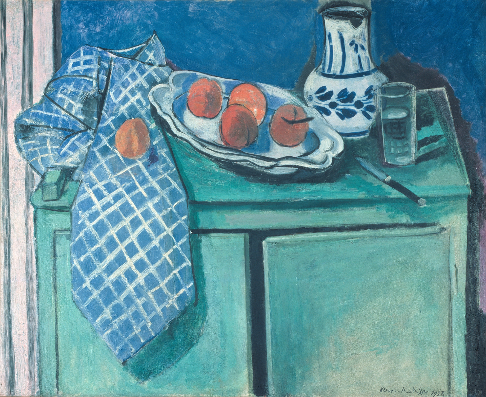 Henri Matisse Natura morta con credenza verde