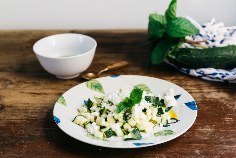 Insalata zucchine feta