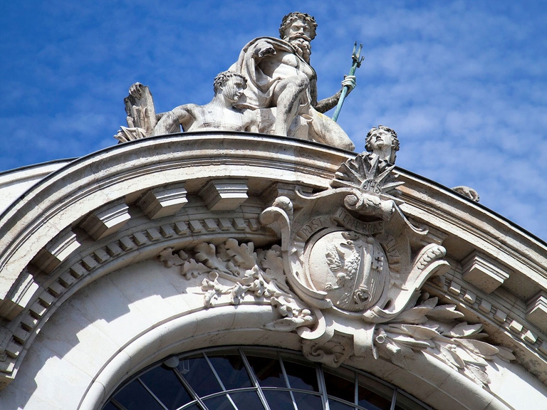 Dettaglio della facciata anteriore (foto di Barbara Haemming de Preux)