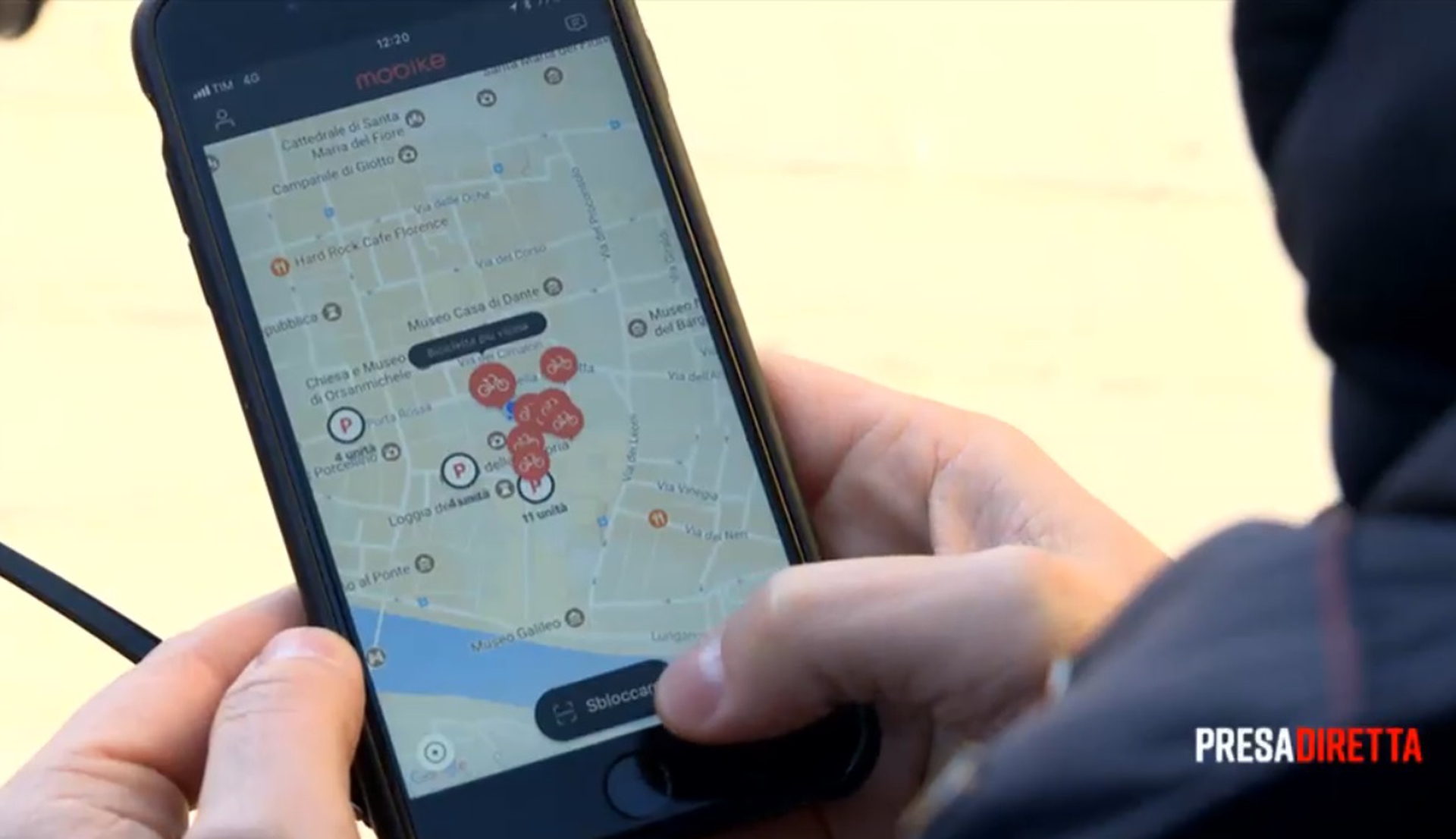 Firenze e l'app per le bici free floating