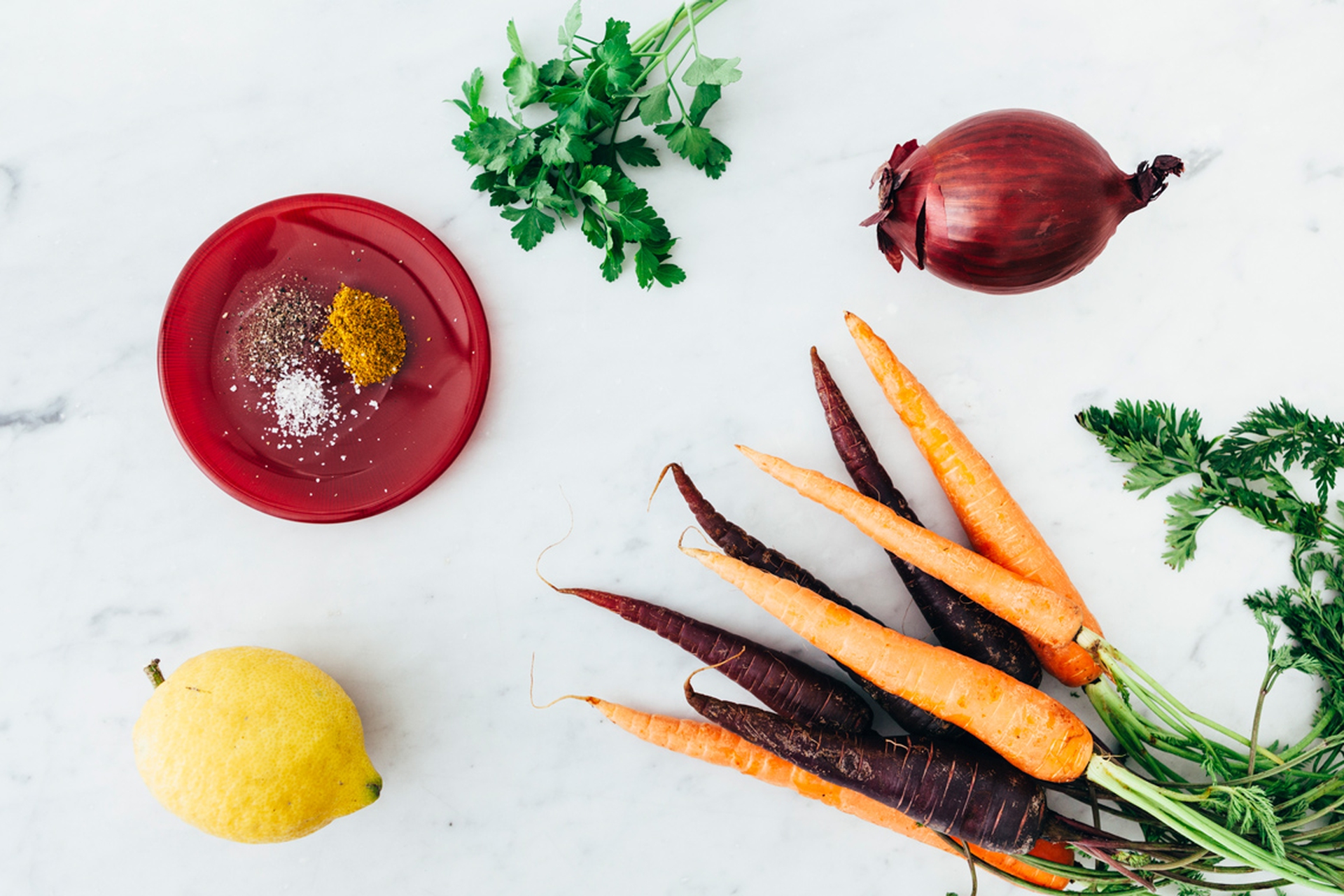 Carrot and curry soup