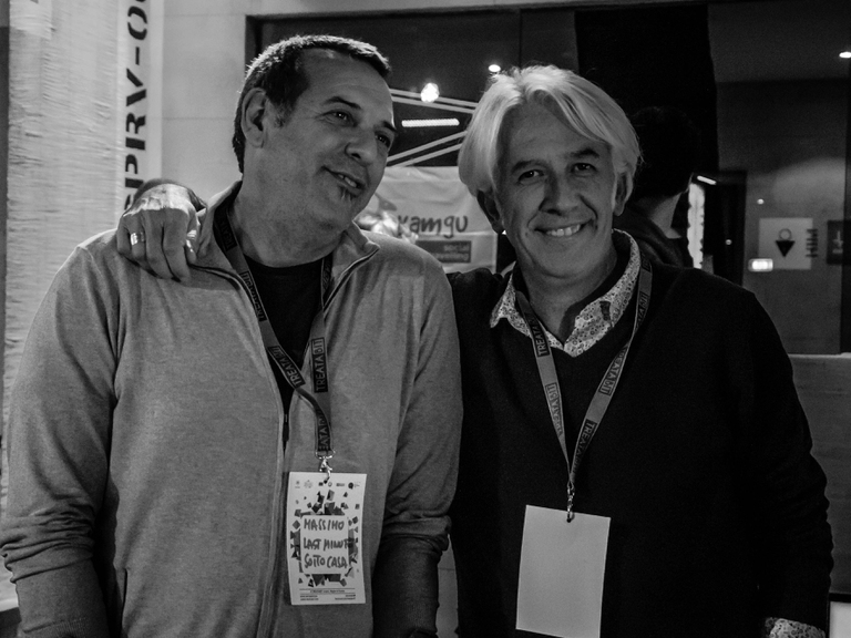 Massimo Ivul con Francesco Ardito, ideatore del progetto Last Minute - Sotto Casa