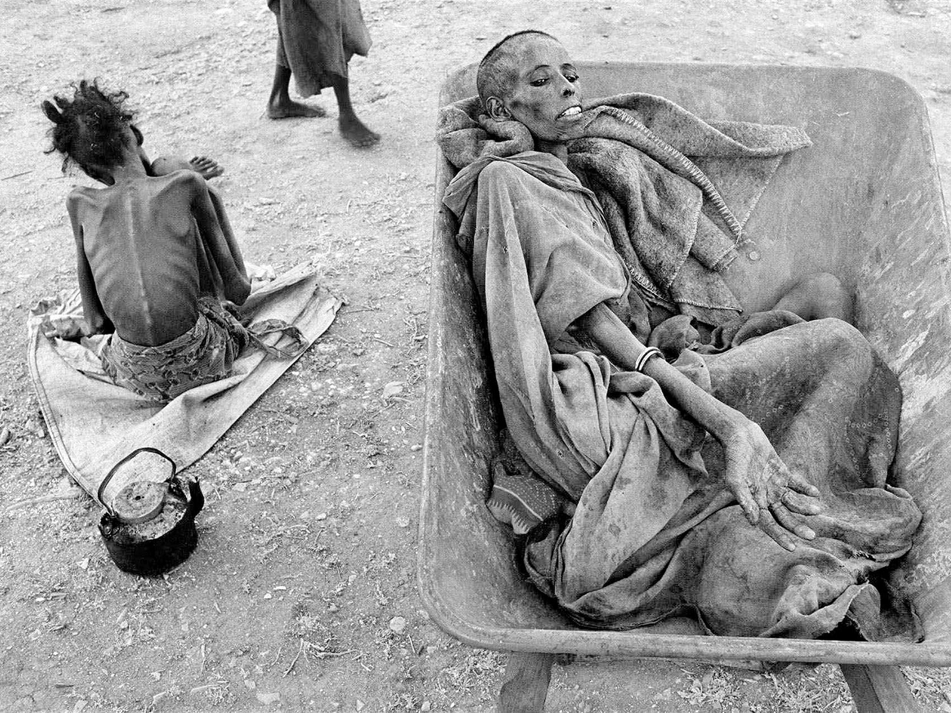 1992, James Nachtwey, carestia in Somalia