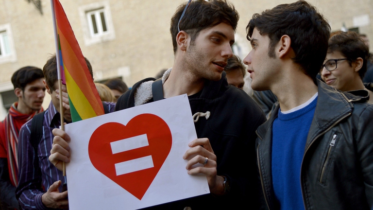 Il parlamento ha approvato la legge sulle unioni civili © Getty Images