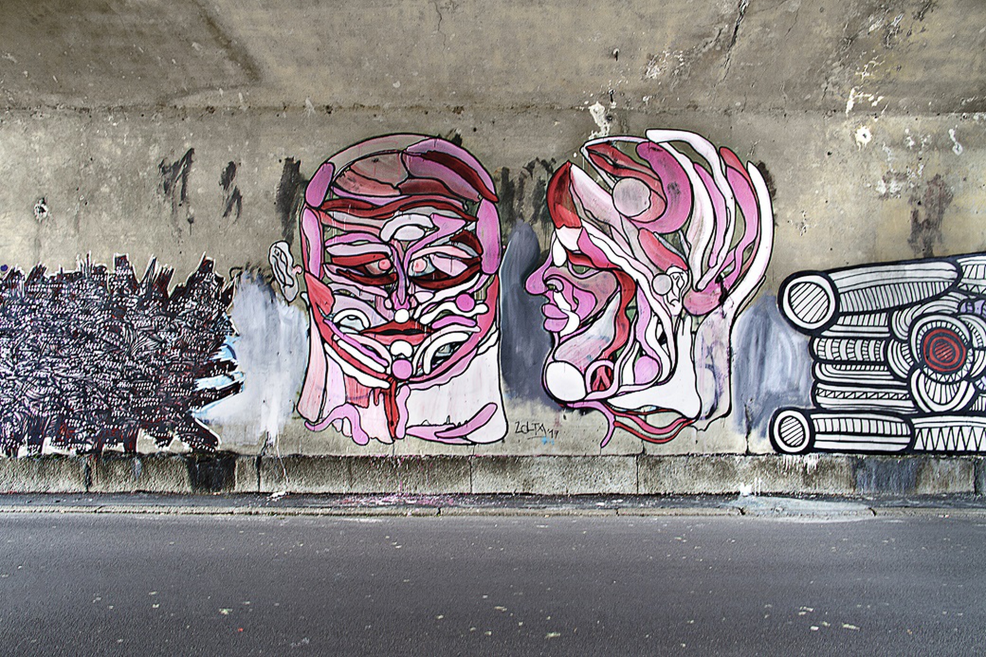 L'arte di Zolta in via Rodolfo Margaria, Milano