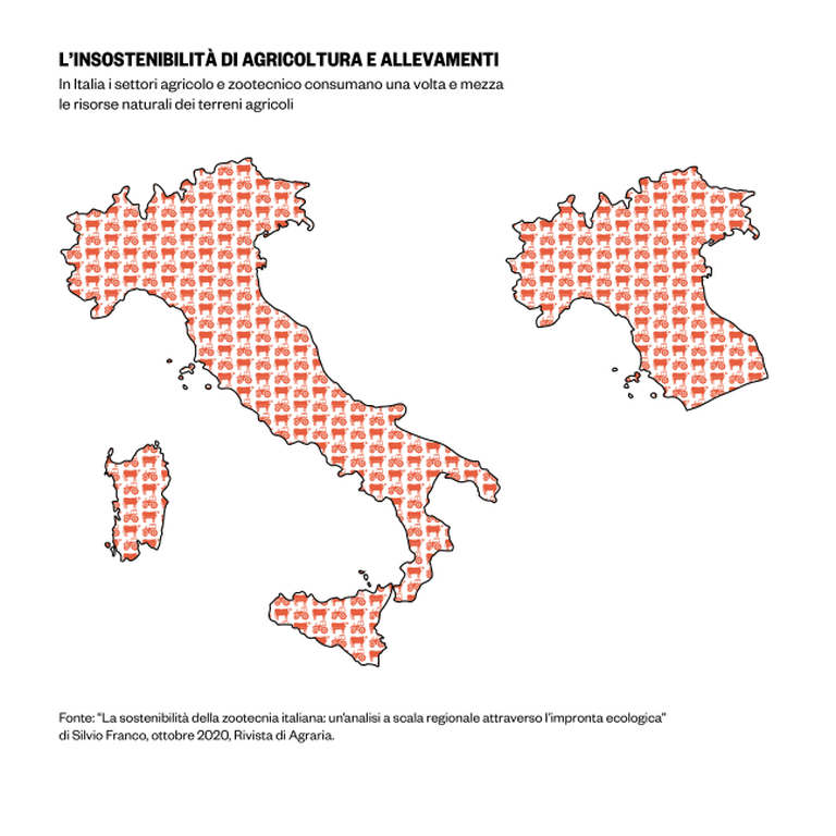 L'impatto degli allevamenti intensivi in Italia