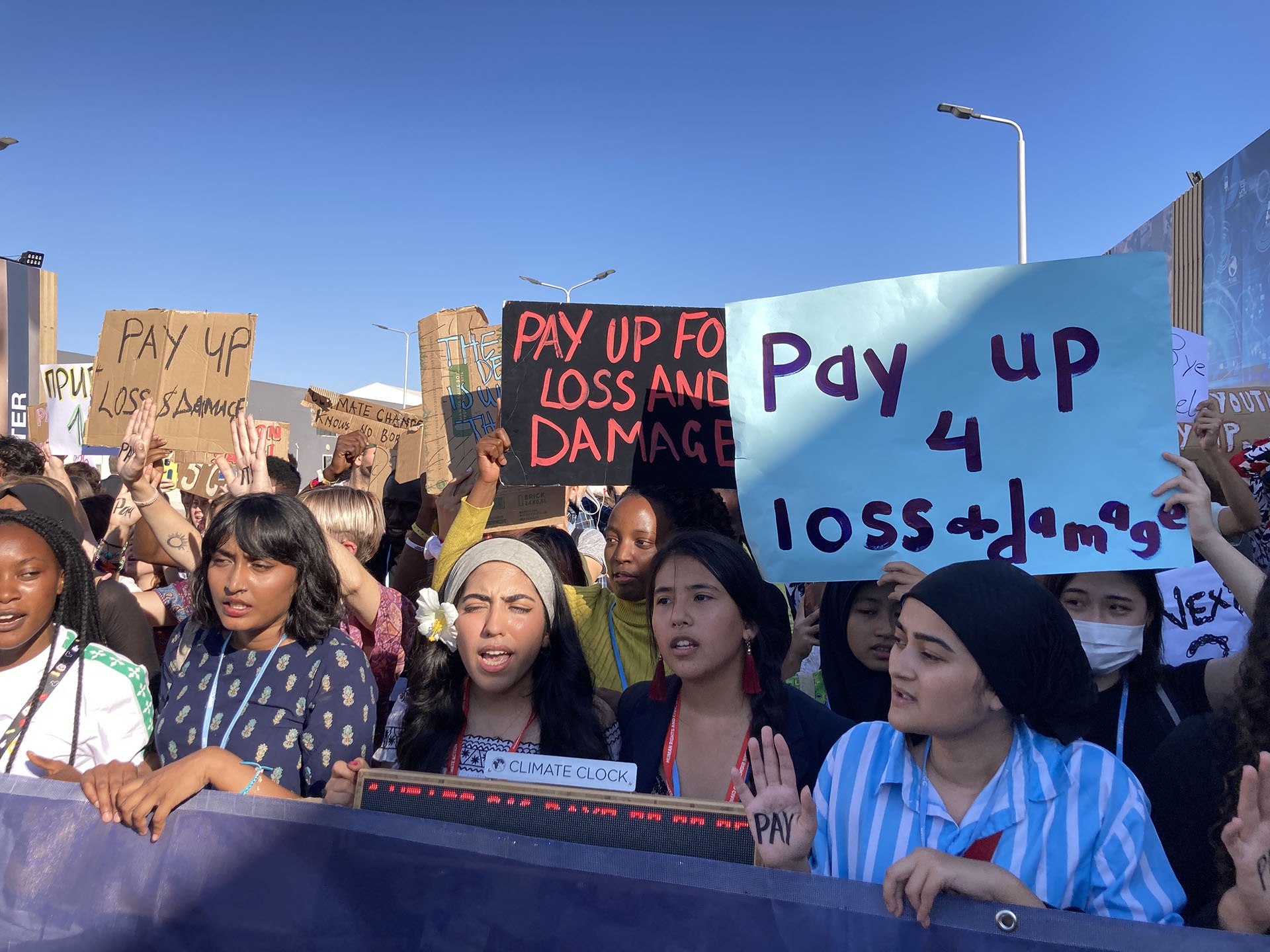 Una marcia per loss and damage alla Cop27