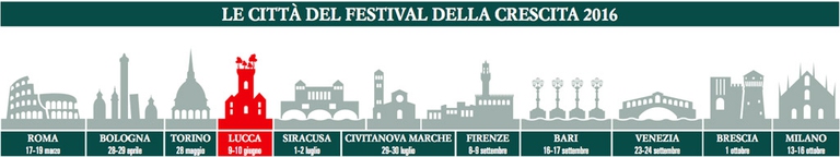 Le tappe del Festival della Crescita 