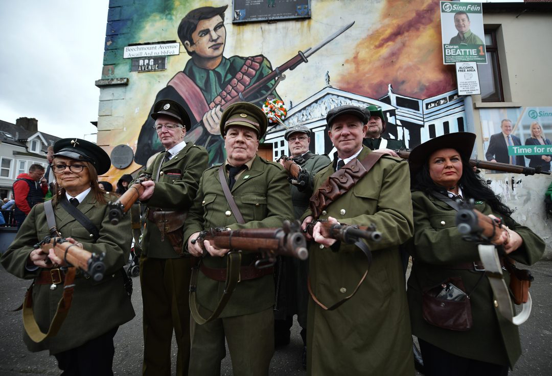 Irish Republicans Commemorate 1916 Easter Rising