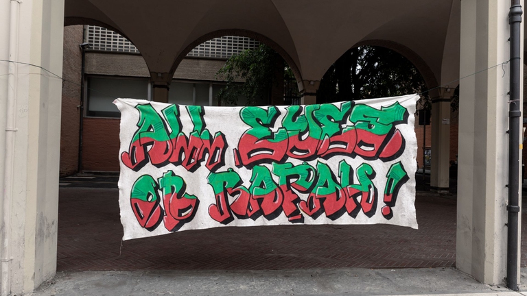 Rafah manifestazione 