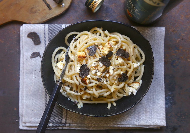 umbricelli con ricotta