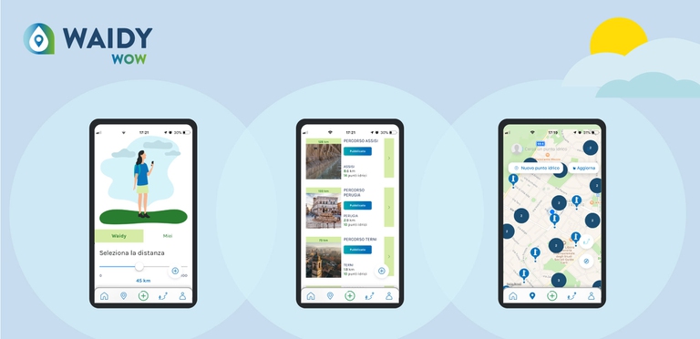 Waidy Wow, mappa e percorsi