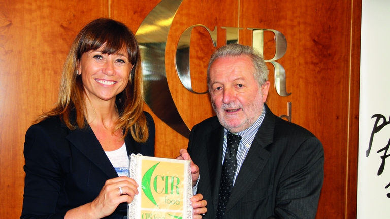 A destra, il precedente presidente di CIRFOOD Ivan Lusetti
