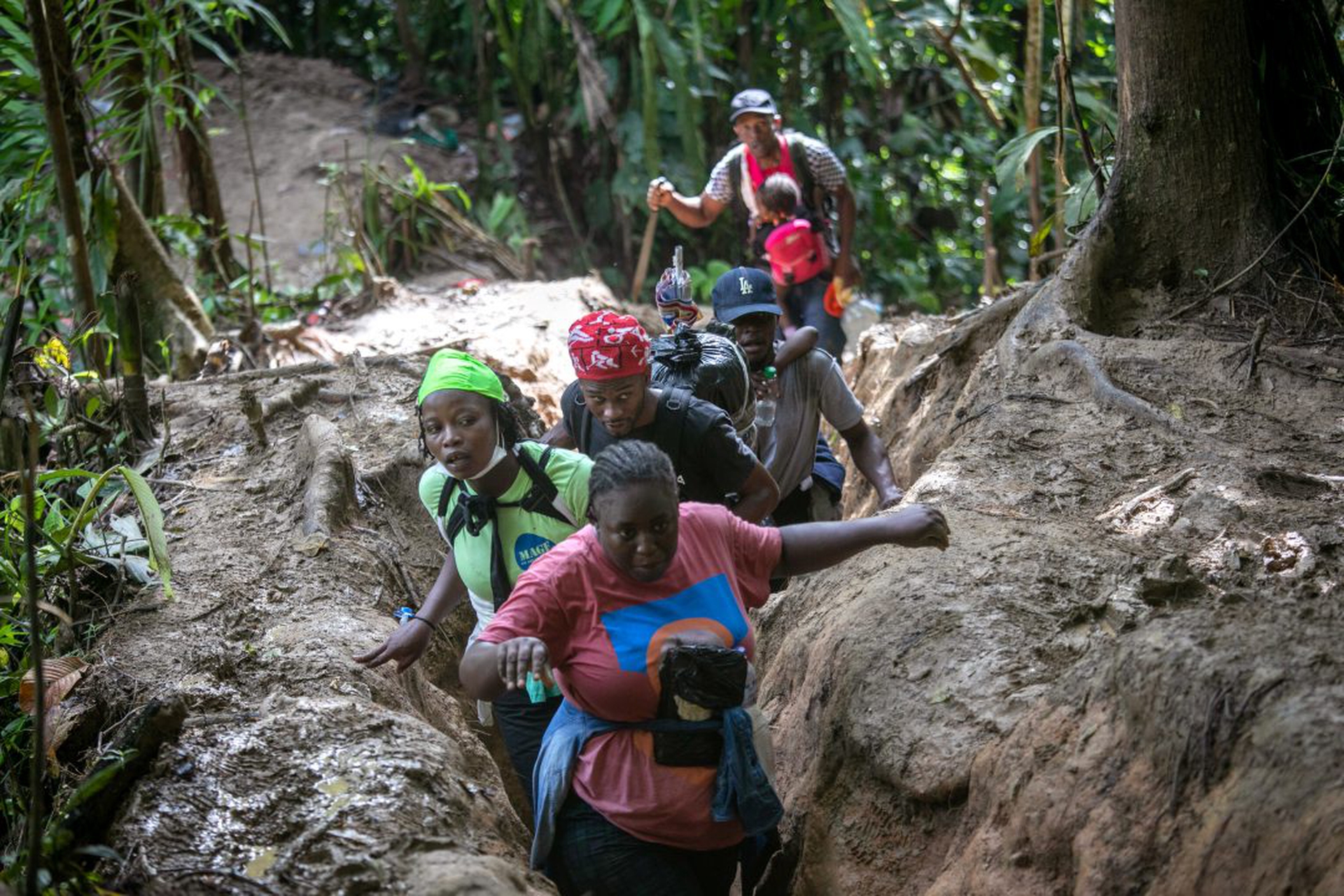 Mostly Haitian Migrants Cross Treacherous Darien Gap En Route To U.S. Border
