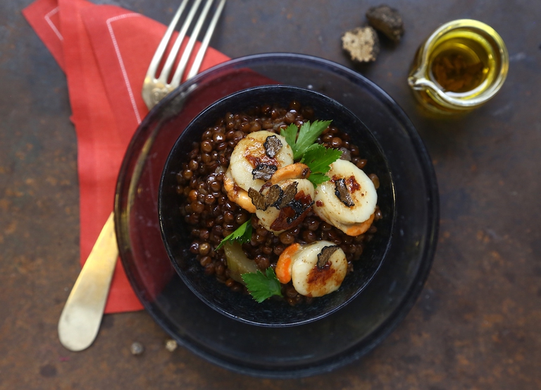 Lenticchie e capesante