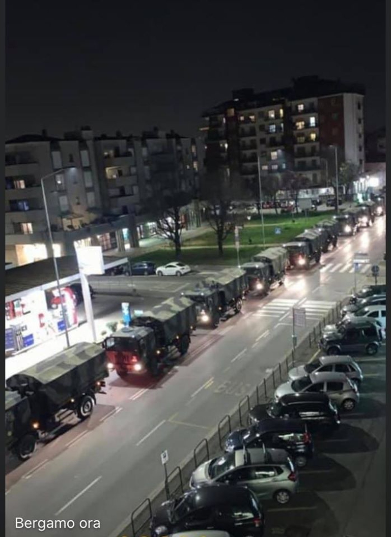 Camion per il trasporto delle salme