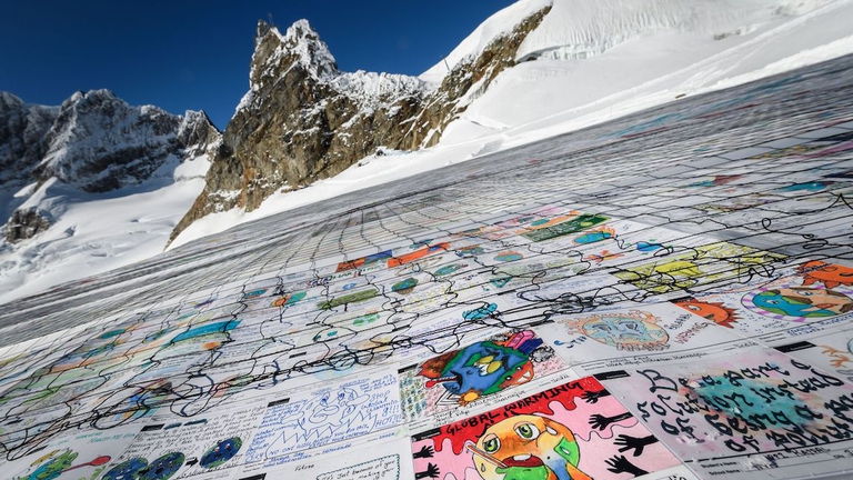 clima ghiacciaio cartolina svizzera, Ipcc