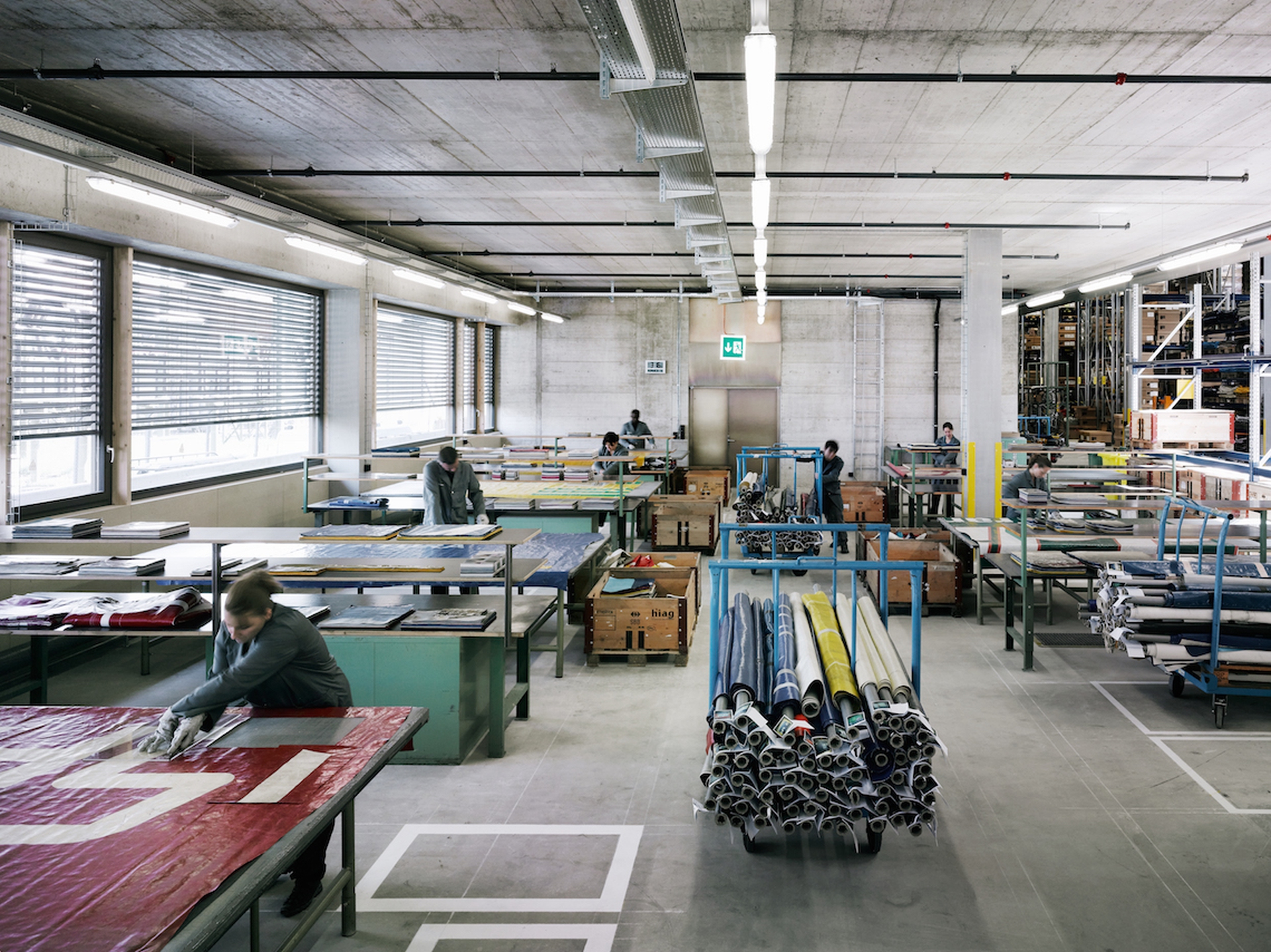 The Freitag brothers, inventors of the bag made from used truck tarps