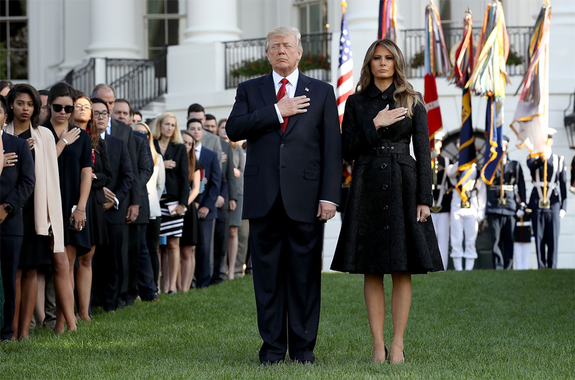 Il presidente Trump commemora l'11 settembre