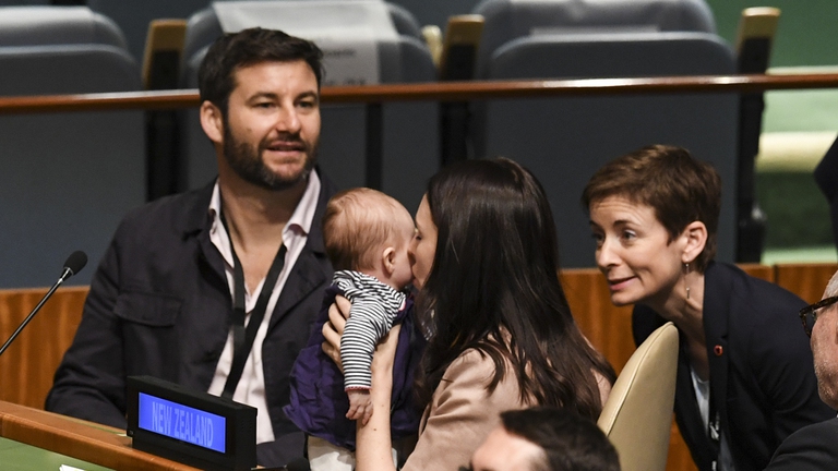 Jacinda Ardern neonata Onu