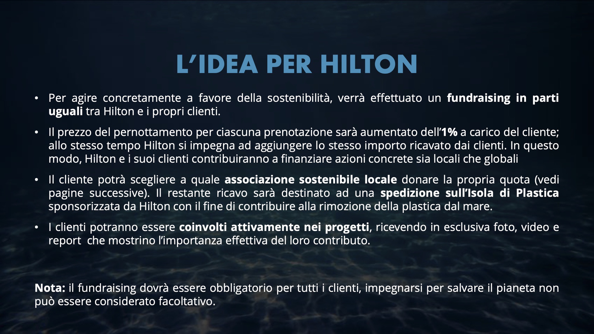 Hilton for The ocean cleanup 3