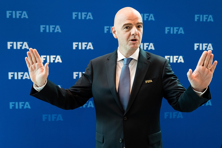 Il presidente della Fifa Gianni Infantino. Foto  © Philipp Schmidli/Getty Images)