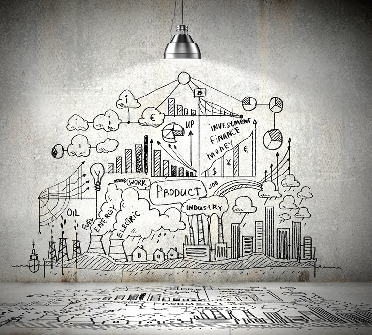 Brainstorming for a business plan © Luisa Gattone Ingimage