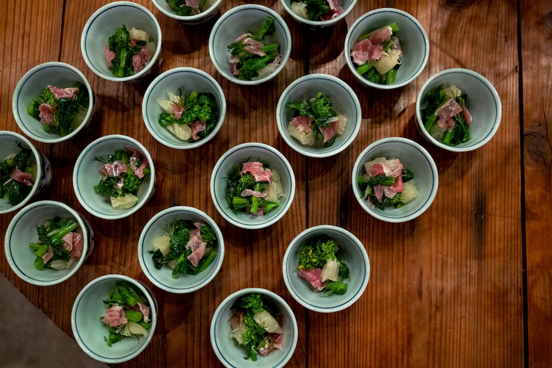 Piatti preparati da Sakura Mori con i prodotti locali di Kagawa