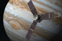 JUNO spacecraft in orbit around Jupiter. It’ll study the planet like never before