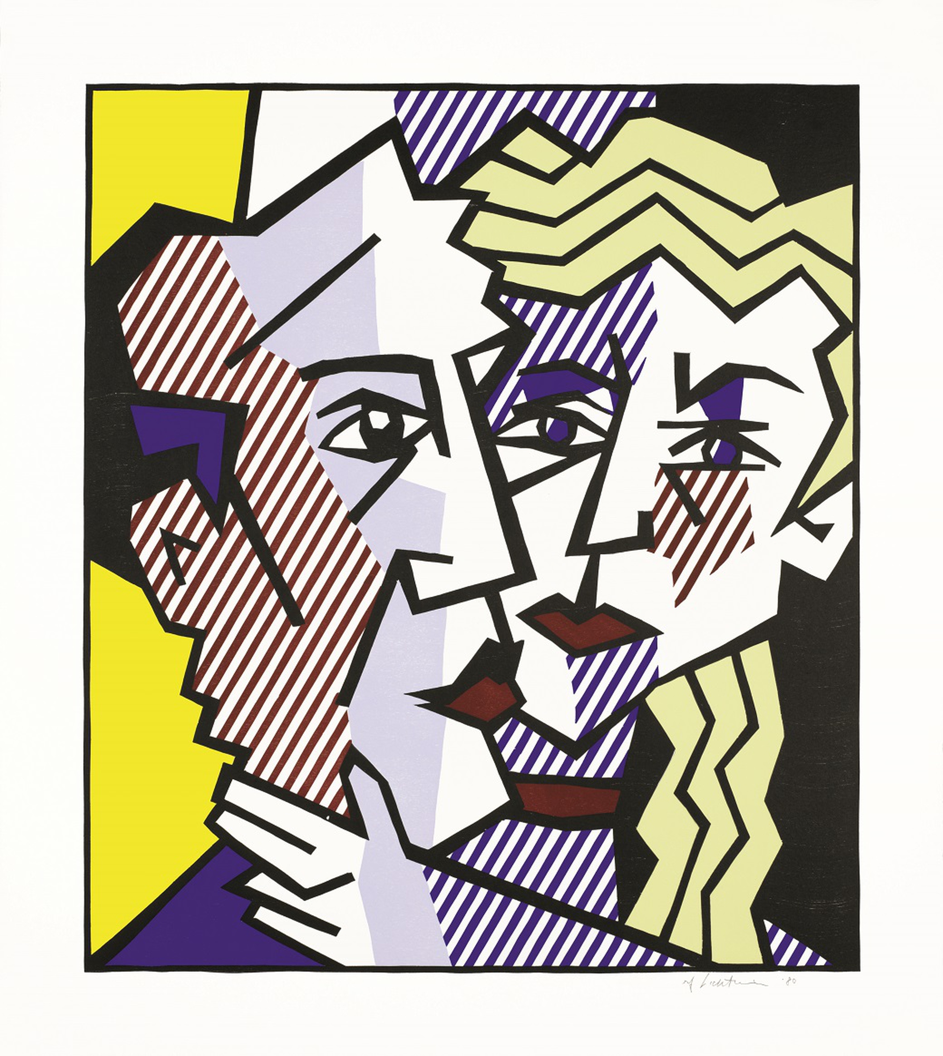 Roy Lichtenstein utilizzava tecniche e materiali innovativi
