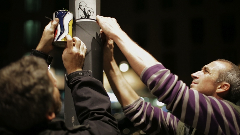 Gianni Manfredini, alias Piante Volanti, protagonista del documentario Giardinieri d'assalto