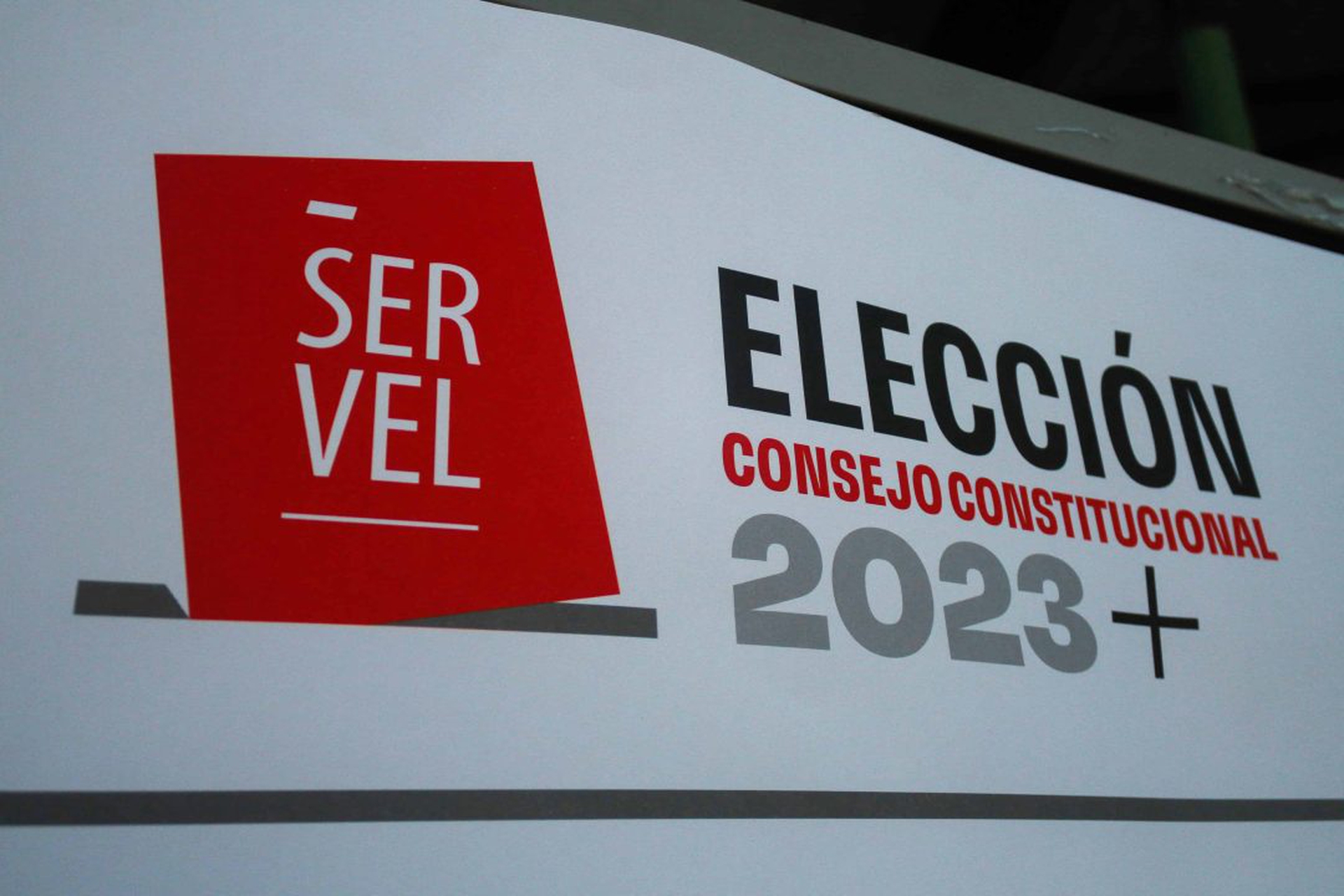 A sign of the 2023 Chilean Constitutional Council election
