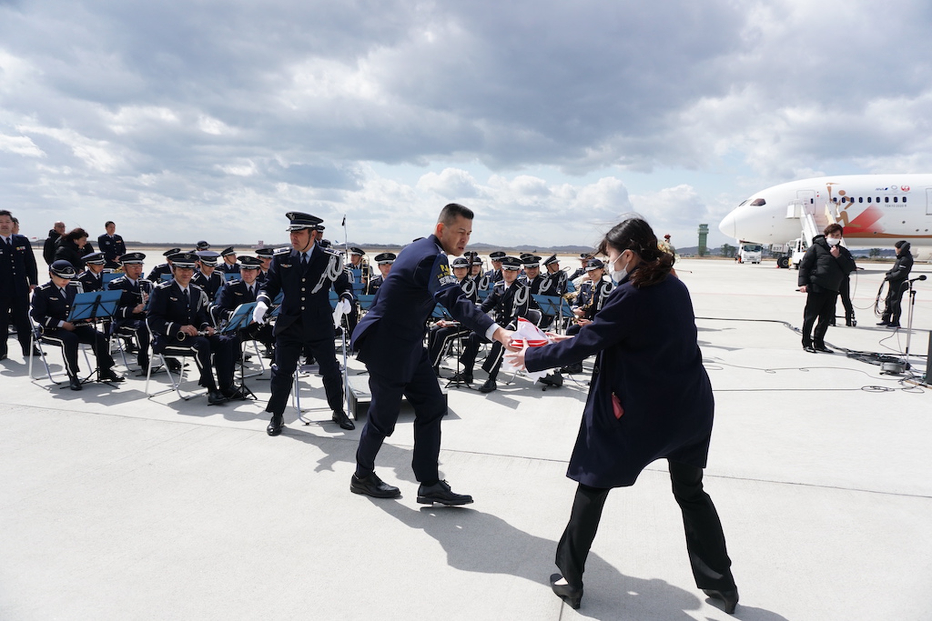 Matsushima, la fiamma olimpica arriva in Giappone