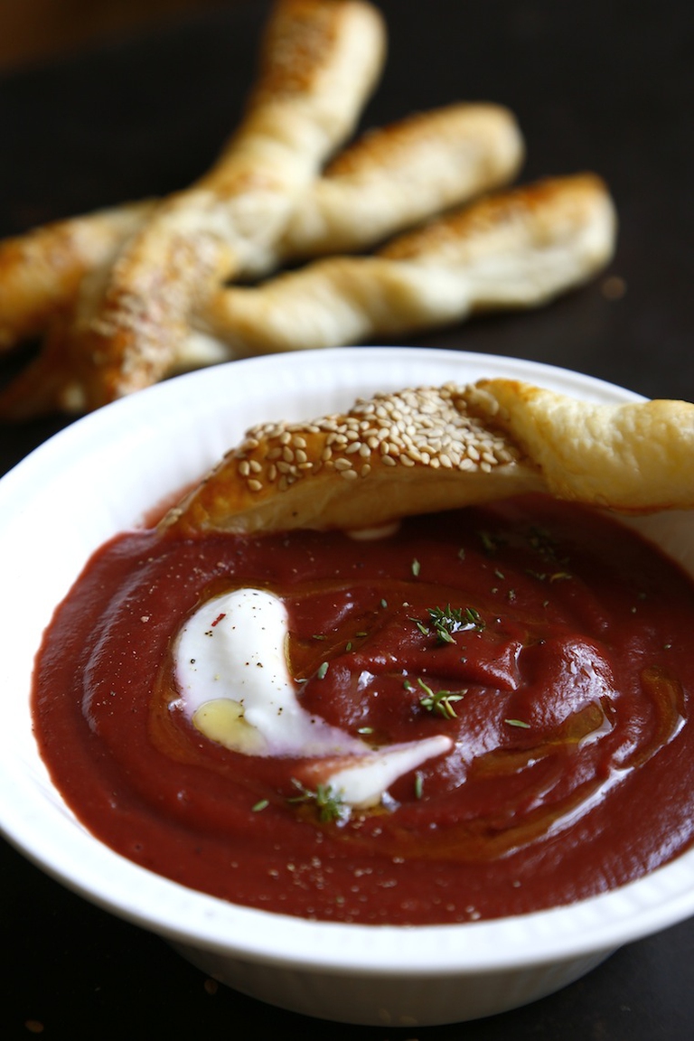 Vellutata di barbabietole