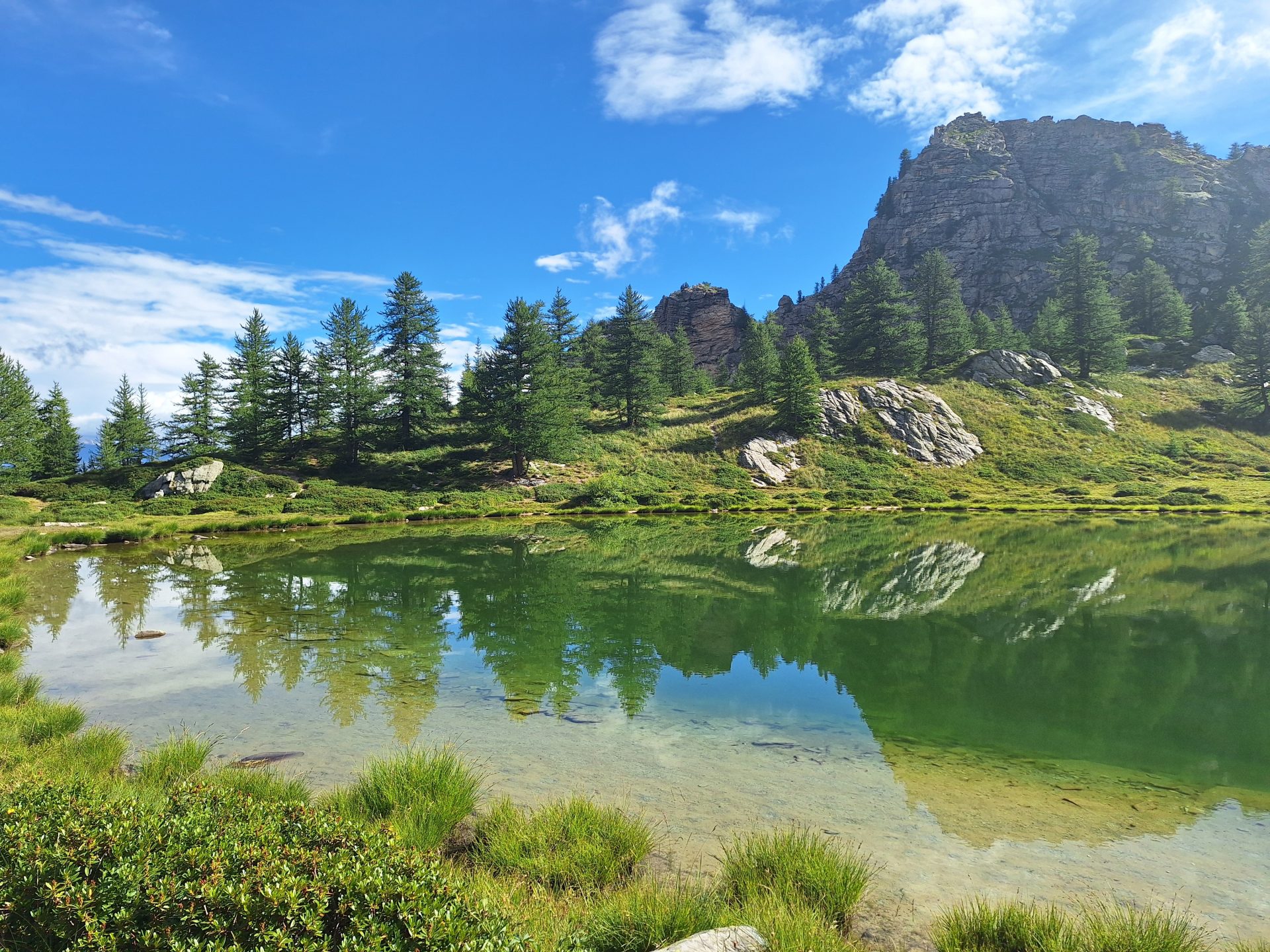 Lago nero, Valle Maira