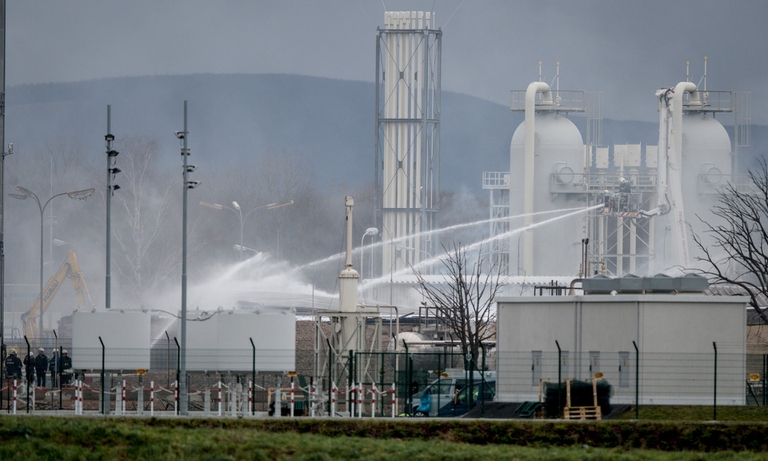 Incendio hub gas Austria