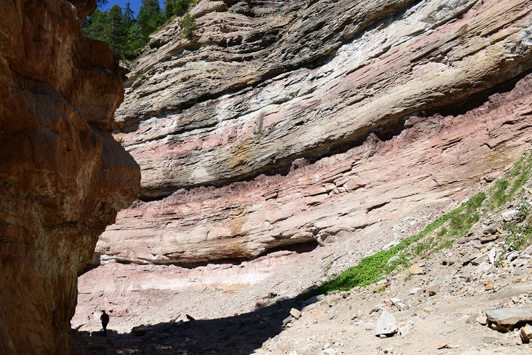 La gola del Bletterbach in Alto Adige
