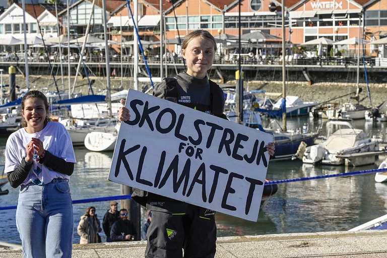 greta thunberg lisbona cop25