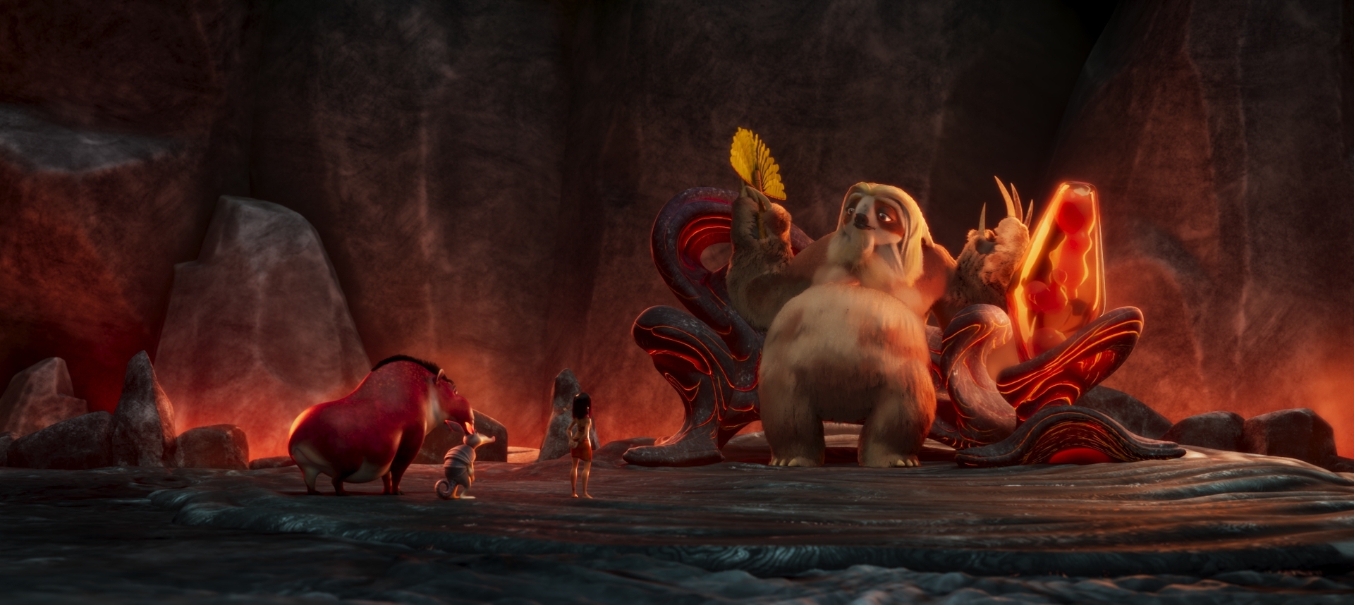 Il bradipo Pelejo nel film Ainbo