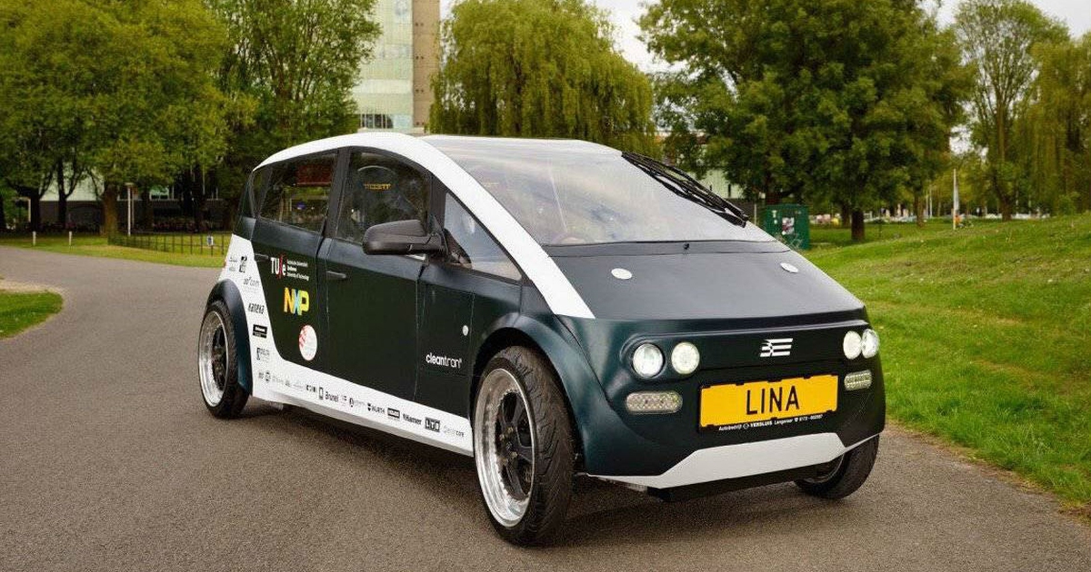 Lina, la prima auto elettrica fatta con lino e barbabietola - LifeGate