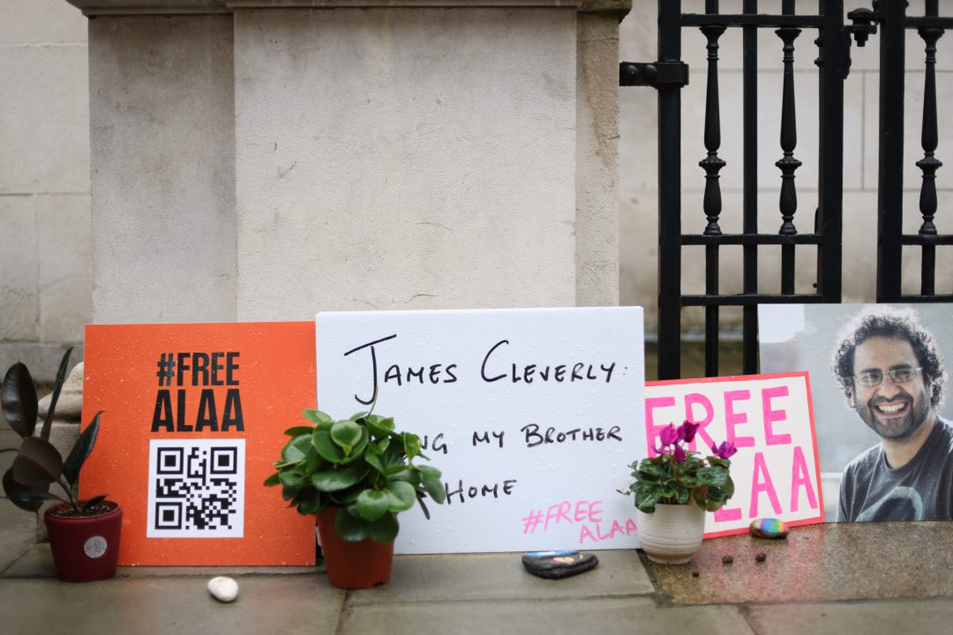 Sit-In For Jailed British-Egyptian Activist