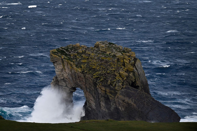 Foula nelle isole Shetland in Scozia