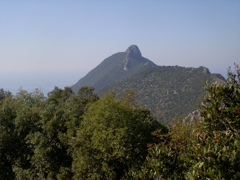 Il promontorio del monte Circeo, sul litorale pontino 
