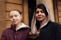 Malala Yousafzai incontra Greta Thunberg: “È l’unica amica per la quale salterei la scuola”