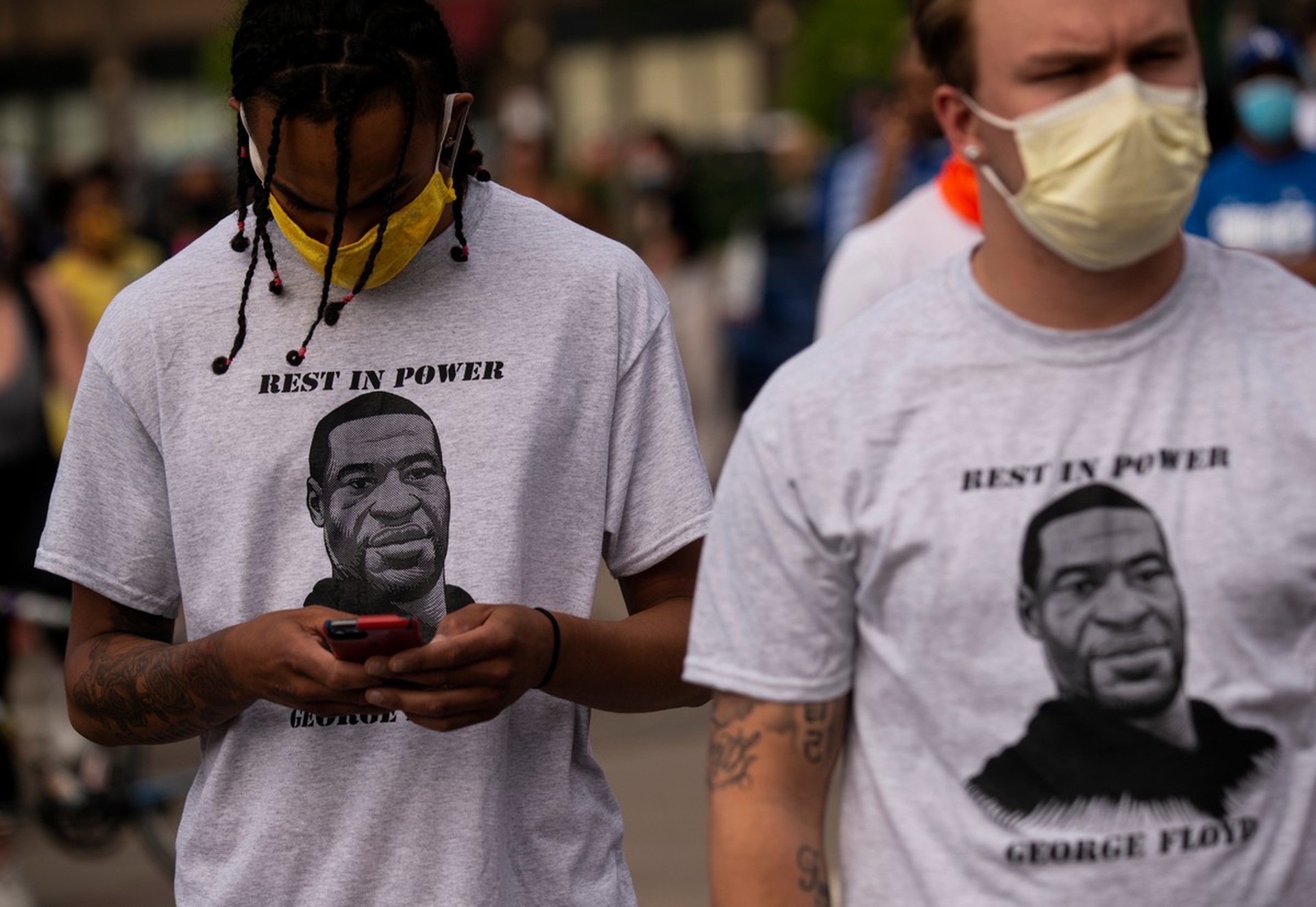 Protests for George Floyd, killed by police in Minneapolis