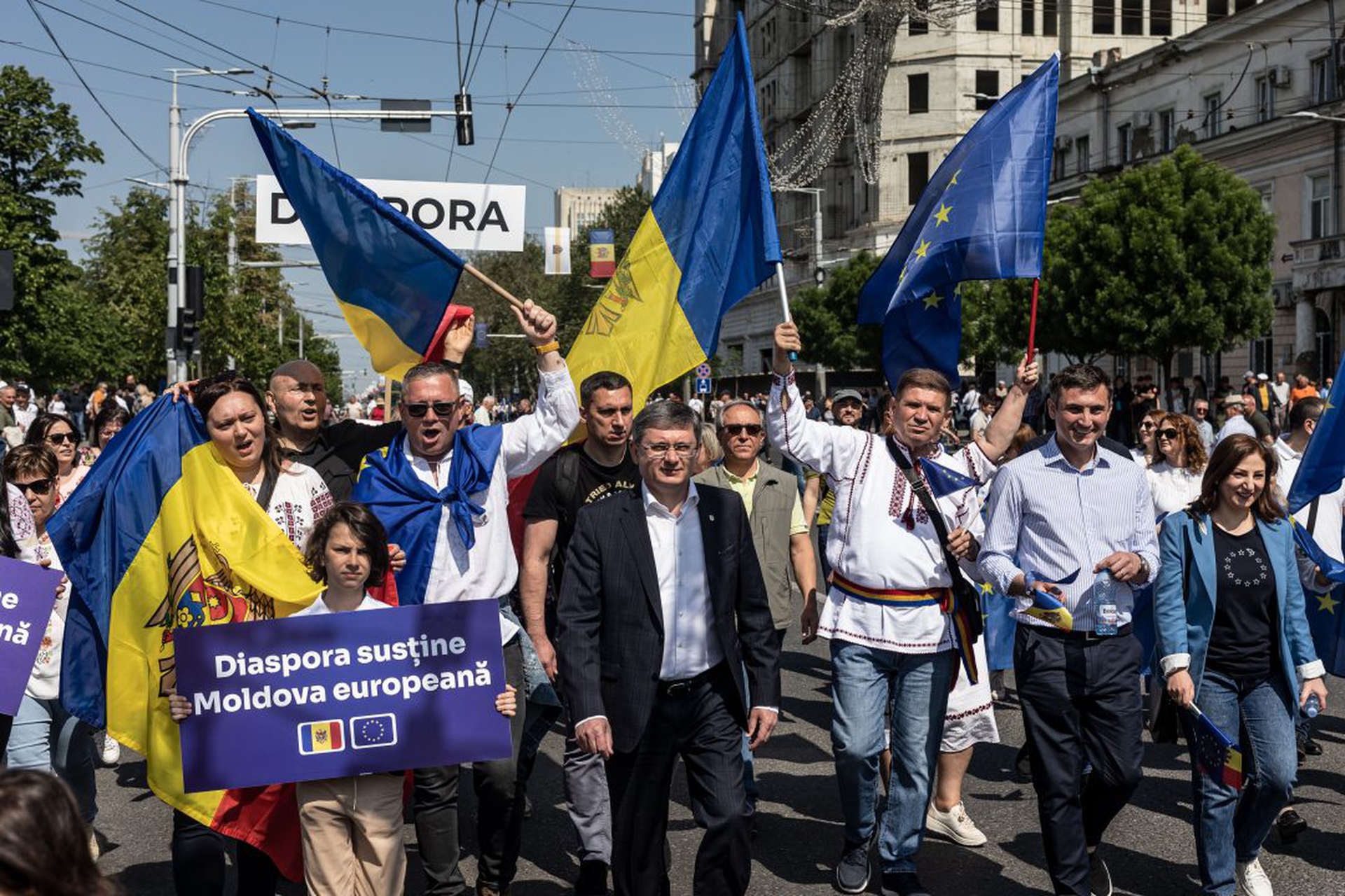 Pro-EU rally in Chisinau